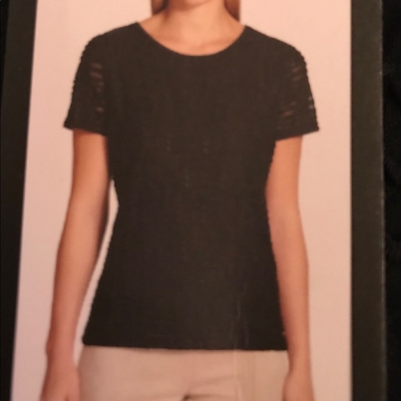BOGO Calvin Klein Black Textured Shirt NWT - Picture 4 of 7